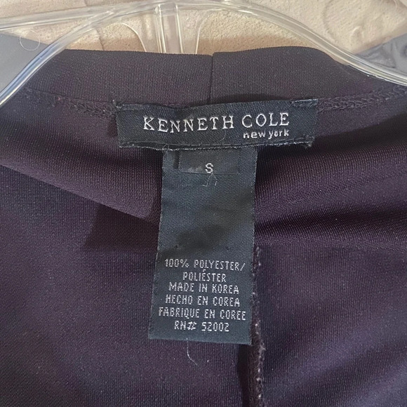 Kenneth Cole eggplant wrap dress size small excellent condition - Picture 9 of 9